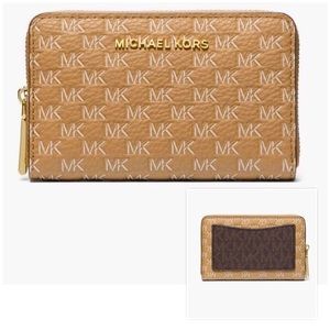 MICHAEL KORS ZIP AROUND CARD CASE WALLET